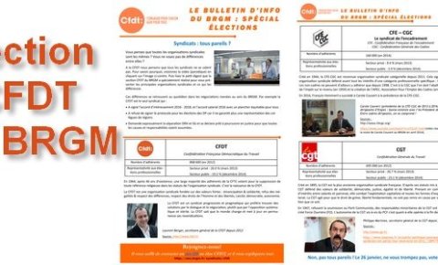 BRGM : les syndicats sont-ils tous pareils ?