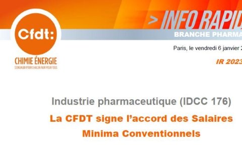 pharmaceutique : Nouvelle grille des salaires