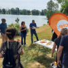 Saint-Laurent : Repas partagé de la section au plan d'eau