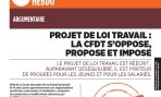 Projet de loi travail : la CFDT s'oppose, propose et impose !