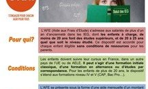 L'aide aux frais d'étude