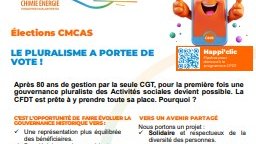Election CMCAS : le pluralisme à portée de main