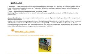 Réunion DP : les postes à galène interdits !