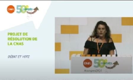 Intervention de notre syndicat au congrès confédéral