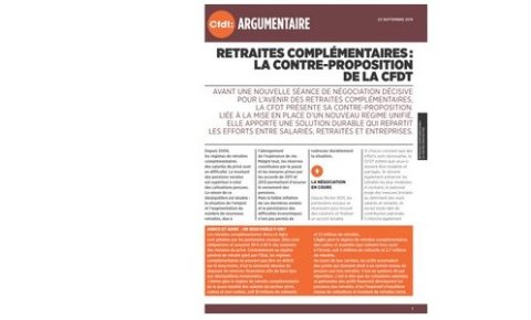 Retraites complémentaires : la CFDT n'a pas l'habitude de subir les (...)
