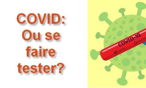 Test PCR : plus besoin d'ordonnance / où se faire tester.