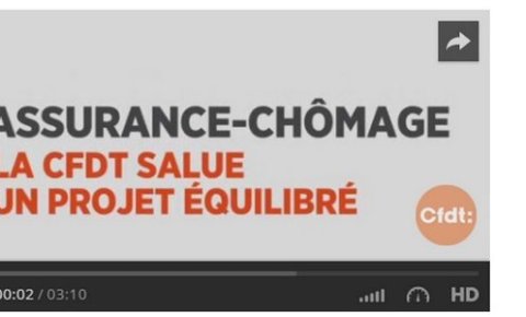 [Vidéo] La CFDT signe l'accord sur l'assurance-chômage