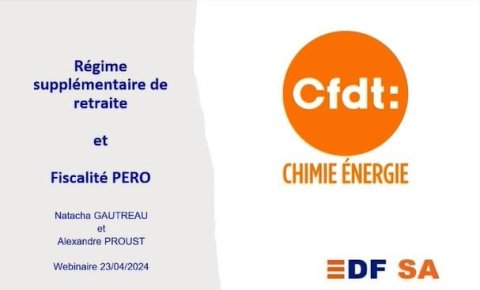 IEG : Webinaire "régime supplémentaire de retraite et PERO"