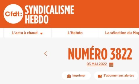 Syndicalisme HEBDO 3 MAI N°3822
