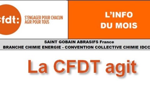 Saint-Gobain Abrasifs : la CFDT agit