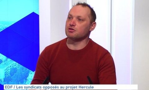 Projet Hercule : Frédéric Clément Délégué syndical, invité de TV (...)