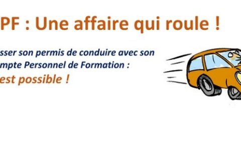 Passer son permis de conduire avec son Compte Personnel de Formation