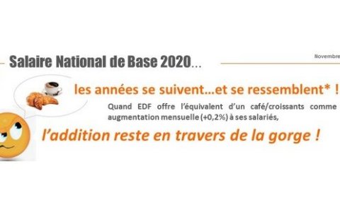 Les grilles de salaire des industries électriques et gazières 2020