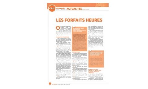 Le forfait heures